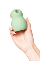 Вакуумный стимулятор клитора с вибрацией Satisfyer Pro To Go 1, мятный, 9 см