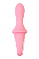 Вибратор с расширением Satisfyer Air Pump Booty 5+ Connect App, силикон, розовый, 15 см