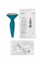 Анальная вибровтулка Satisfyer Plug-ilicious 1 Connect App, зеленая, 10 см