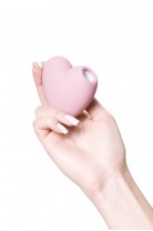 Вакуумно-волновой стимулятор клитора с вибрацией Satisfyer Cutie Heart, силикон, розовый, 7,6 см