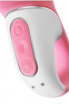 Вибратор с расширением Satisfyer Air Pump Booty 5+ Connect App, силикон, розовый, 15 см