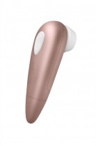 Вакуум-волновой стимулятор клитора Satisfyer Number One, ABS пластик, розовый, 14,5 см
