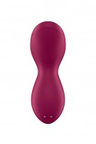 Вибратор с движущимся шариком Satisfyer Exciterrr, силикон, бордовый