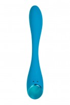 Стимулятор точки G с фиксацией формы Satisfyer G-Spot Flex 5 Connect App, голубой, 19,6 см