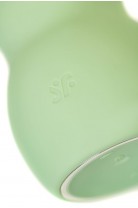 Вакуумный стимулятор клитора с вибрацией Satisfyer Pro To Go 1, мятный, 9 см