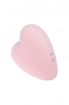 Вакуумно-волновой стимулятор клитора с вибрацией Satisfyer Cutie Heart, силикон, розовый, 7,6 см