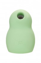 Вакуумный стимулятор клитора с вибрацией Satisfyer Pro To Go 1, мятный, 9 см