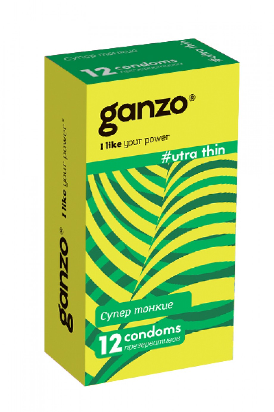 Презервативы Ganzo Ultra thine № 12, ультра тонкие