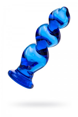 Анальная пробка Sexus Glass, Стекло, Синий, 11,7 см