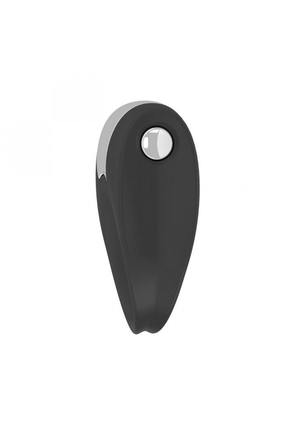 Эрекционное кольцо OVO с удобной кнопкой включения и сильной вибрацией, силиконовое, черное