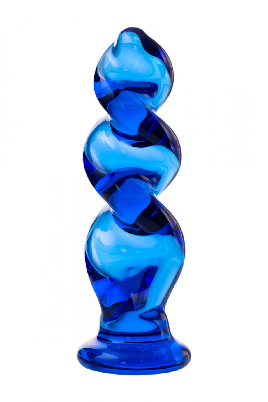 Анальная пробка Sexus Glass, Стекло, Синий, 11,7 см