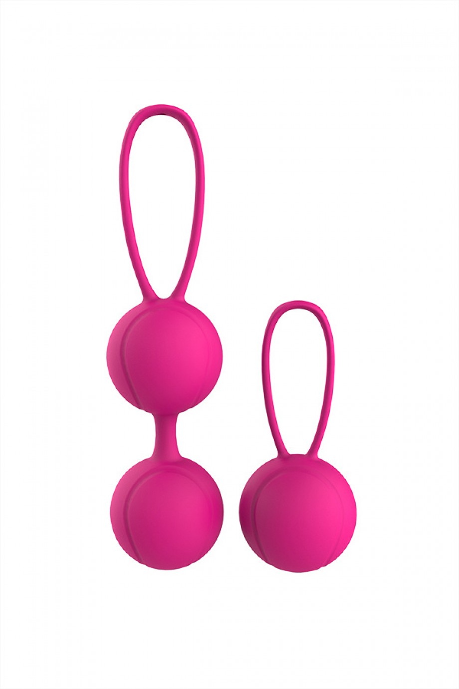 Набор вагинальных шариков S-HANDE LOVER, силикон, розовый, Ø3.4