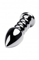 Анальная пробка Metal by TOYFA, металл, серебристая, с кристаллом цвета сапфир, 10,5 см, Ø 4 см, 165 г Анальная пробка Metal by TOYFA, металл, серебристая, с кристаллом цвета сапфир, 10,5 см, Ø 4 см, 165 г